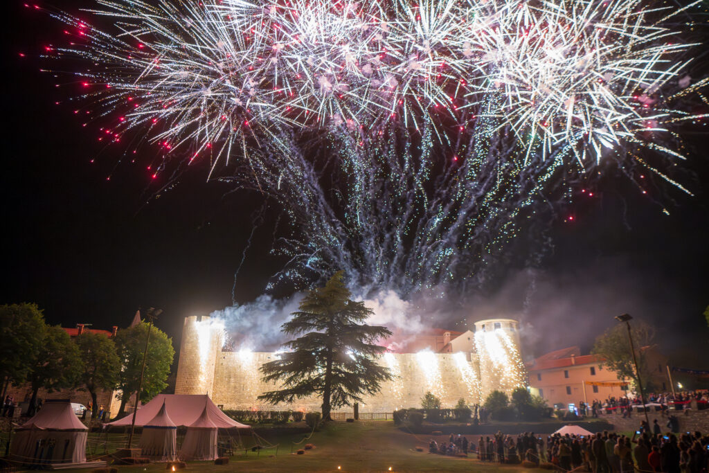 Srednjovjekovni festival u Svetvinčentu - vatromet